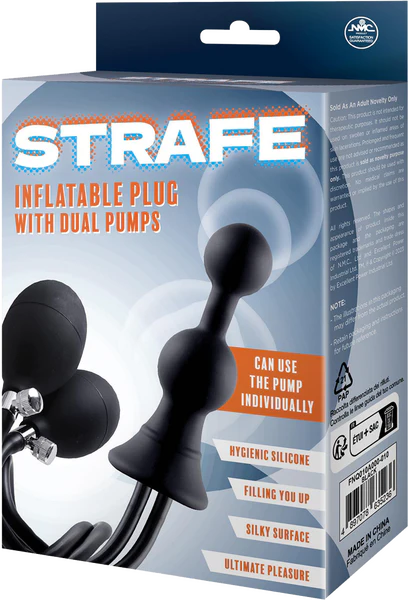 STRAFE INFLATABLE PLUG WITH DUAL PUMPS