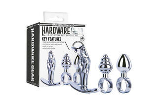 HARDWARE GEAR 3 IN 1 BUTTPLUG KIT SET