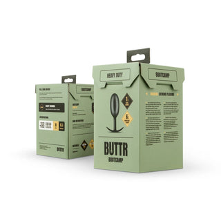 BUTTR BOOTCAMP HEAVY DUTY WEIGHTED BUTT PLUG