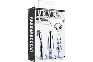 HARDWARE GEAR 3 IN 1 BUTTPLUG KIT SET