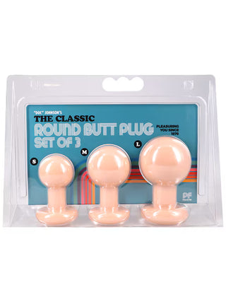 THE CLASSIC ROUND BUTT PLUG SET