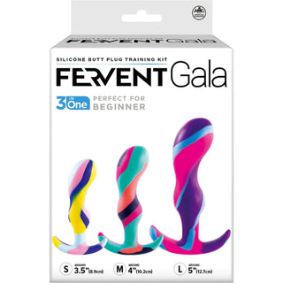 FERVENT GALA SILICONE BUTT PLUG TRAINING KIT