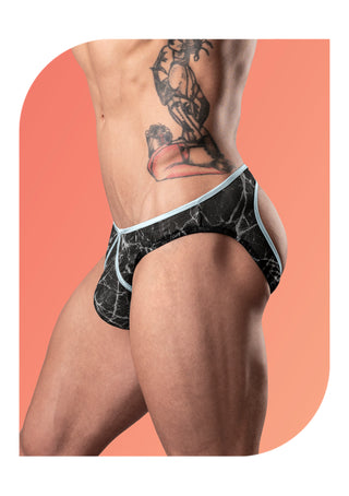 WOW MARBLE MESH MOONSHINE THONG