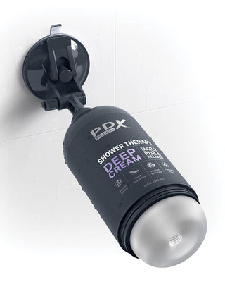 PDX PLUS DEEP CREAM SHOWER THERAPY STROKER