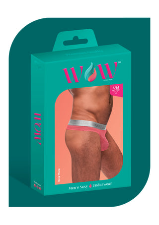 WOW MESH RIB THONG