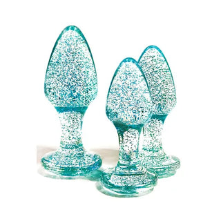 ADAM AND EVE GLITTER GEM BUTT PLUG SET