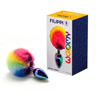 WOOOMY FILIPPI METAL ANAL FLUFFY PLUG