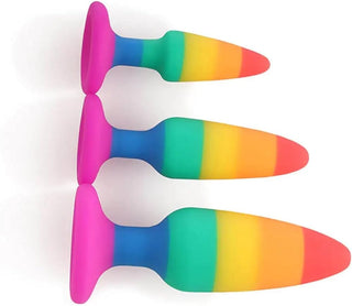 WOOMY HIPERLOO SILICONE RAINBOW PLUG