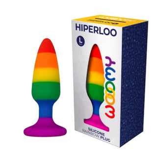 WOOMY HIPERLOO SILICONE RAINBOW PLUG