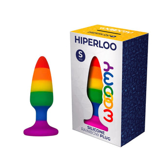 WOOMY HIPERLOO SILICONE RAINBOW PLUG