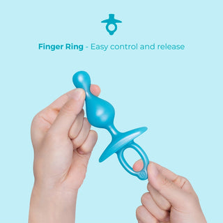 B VIBE BUTTIES POP BEADED SILICONE PLUG