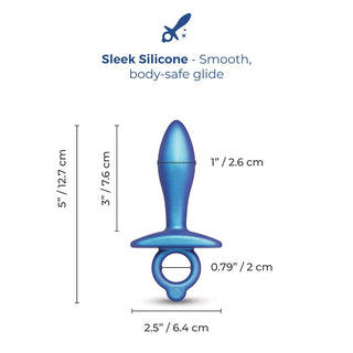B VIBE BUTTIES SLIDE SILICONE BUTT PLUG