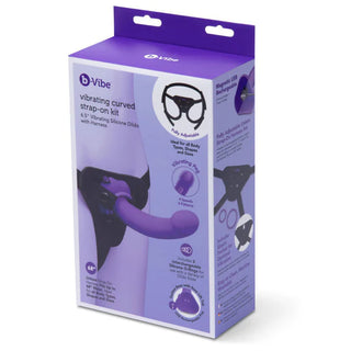 VIBRATING CURVED STRAP ON KIT