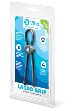 B VIBE LASSO GRIP ADJUSTABLE COCK RING