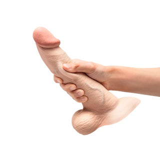 B VIBE SLIPSKIN CURVE DILDO