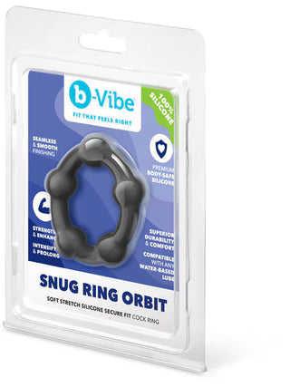 B VIBE SNUG RING ORBIT NUBBY SNUG FIT COCK RING