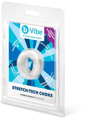 B VIBE STRETCH TECH CHOKE ULTRA STRETCHY COCK RING