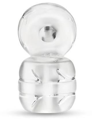 B VIBE STRETCH TECH DOUBLE BARREL ULTRA STRETCHY COCK RING AND BALL STRETCHER