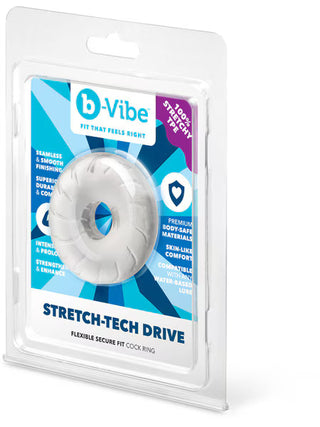 B VIBE STRETCH TECH DRIVE ULTRA STRETCHY COCK RING