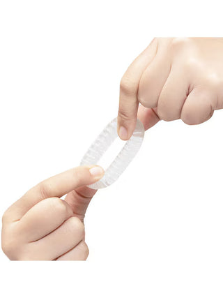 B VIBE STRETCH TECH SWIRL ULTRA STRETCHY COCK RING