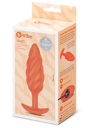 B VIBE SWIRL VIBRATING PLUG