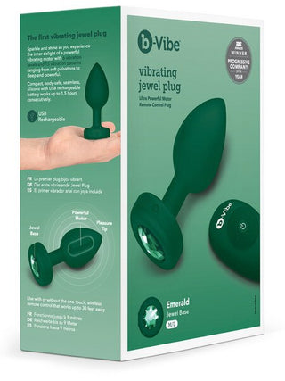 B VIBE VIBRATING JEWEL REMOTE CONTROL PLUG