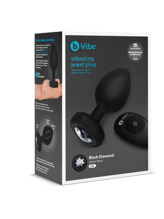 B VIBE VIBRATING JEWEL PLUG XXL