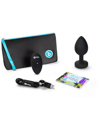 B VIBE VIBRATING JEWEL PLUG XXL