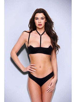 BACI QUARTER CUP BRA AND PANTY SET