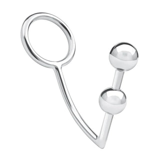 2 BEAD ANAL HOOK AND COCK RING