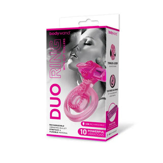 BODYWAND RECHARGEABLE DUO RING WITH CLIT TICKLERS