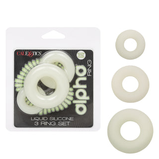 ALPHA LIQUID SILICONE 3 RING SET