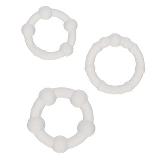 ALPHA LIQUID SILICONE BEADED RINGS