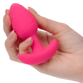 CHEEKY VIBRATING GITD BUTT PLUG