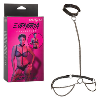 EUPHORIA CHAIN HALTER COLLAR AND LEASH