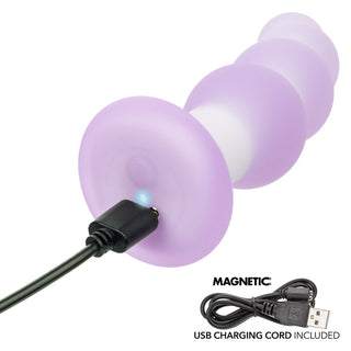 LAVENDER HAZE BEADED CURVED PROBE