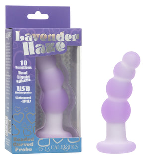 LAVENDER HAZE BEADED CURVED PROBE