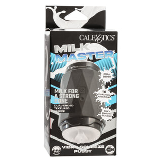 MILK MASTER VIBRO SQUEEZE PUSSY STROKER