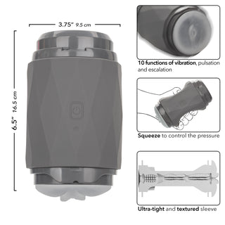 MILK MASTER VIBRO SQUEEZE PUSSY STROKER