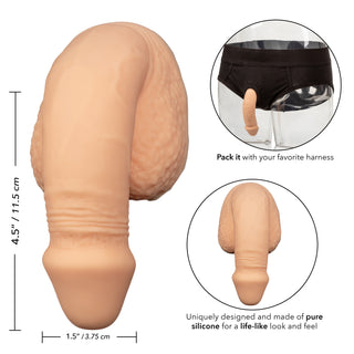 PACKER GEAR - 5 INCH SILICONE PACKING PENIS