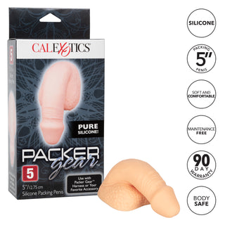 PACKER GEAR - 5 INCH SILICONE PACKING PENIS