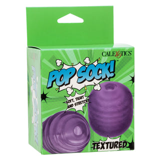 POP SOCK TEXTURED PURPLE