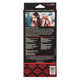SCANDAL SILICONE STOPPER GAG