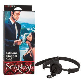 SCANDAL SILICONE STOPPER GAG