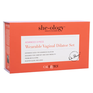 SHE-OLOGY ADVANCED 3 PIECE WEARABLE VAGINAL DILATOR SET
