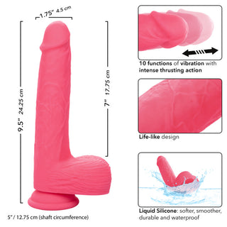 RECHARGEABLE RUMBLING & THRUSTING SILICONE STUDS