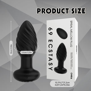 69 ECSTASY SPIRAL MELLOW PLUG
