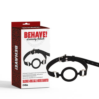 BEHAVE SILICONE O RING GAG