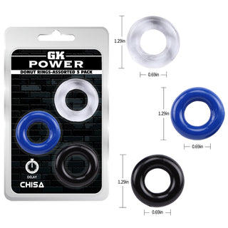 GK POWER DONUT RINGS ASSORTED