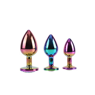 RAINBOW GEM BUTT PLUG SET Flirt Adult Store RAINBOW GEM BUTT PLUG SET Flirt Adult Store